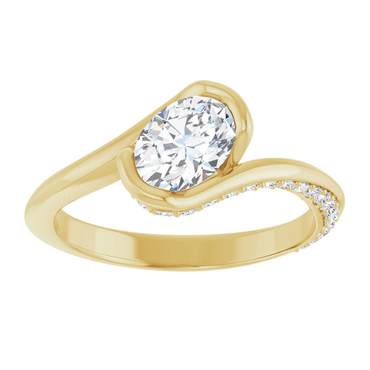 Accented Engagement Ring