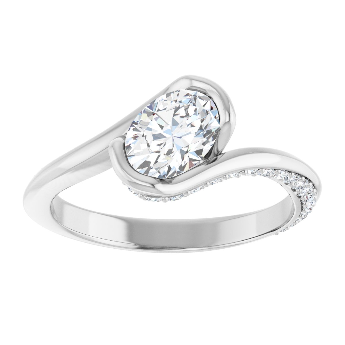Accented Engagement Ring