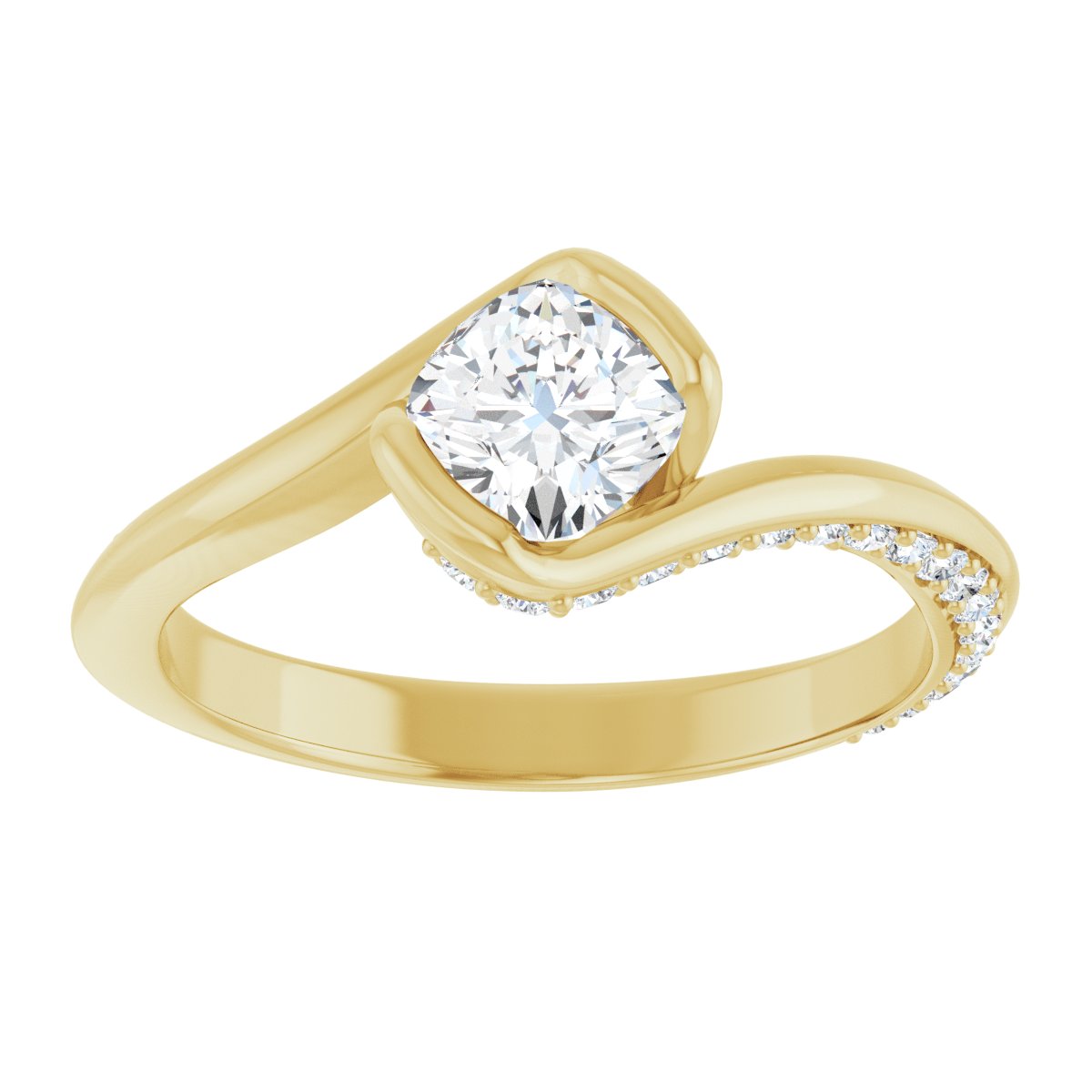 Accented Engagement Ring