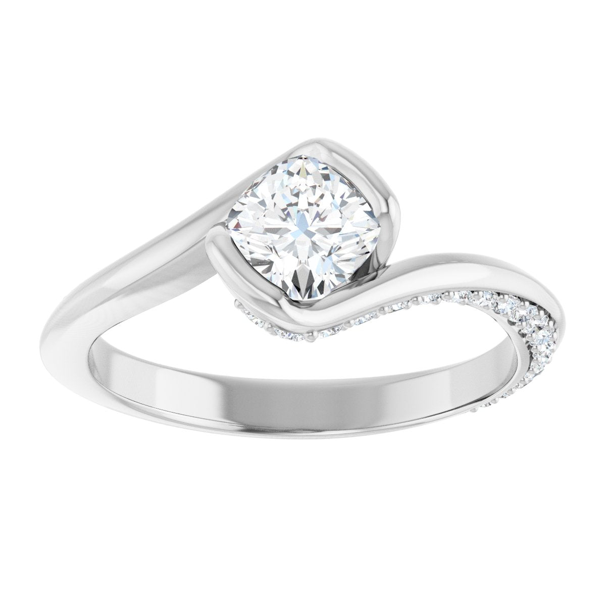 Accented Engagement Ring