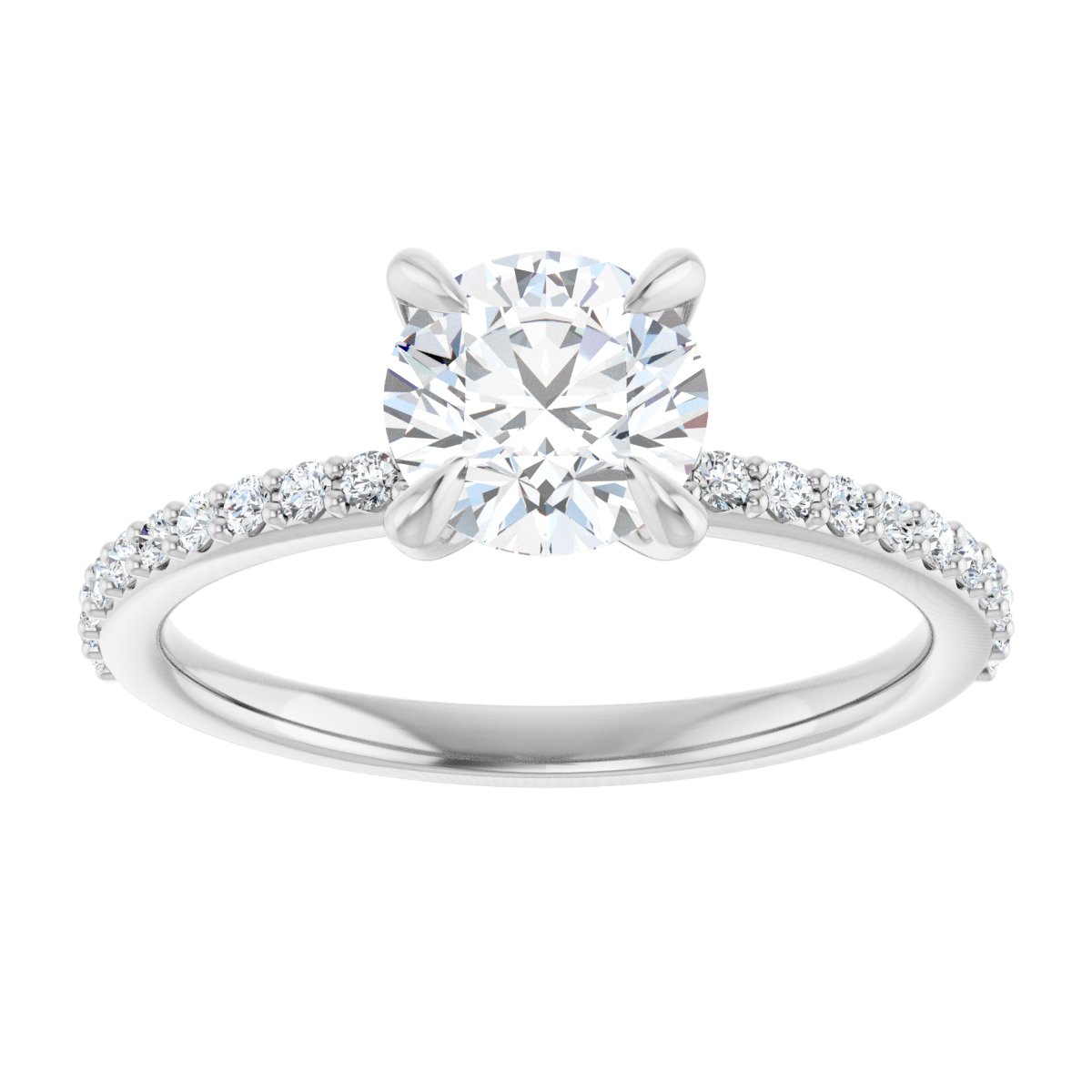Accented Engagement Ring