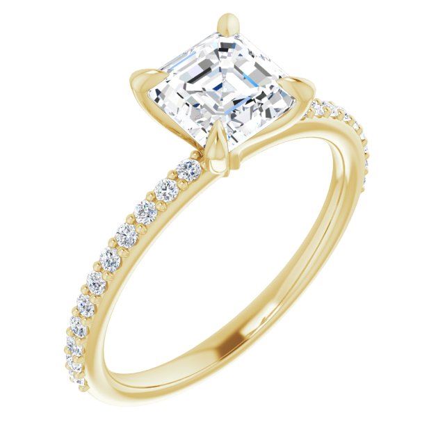 Accented Engagement Ring
