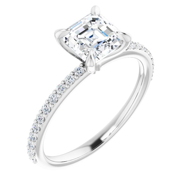 Accented Engagement Ring
