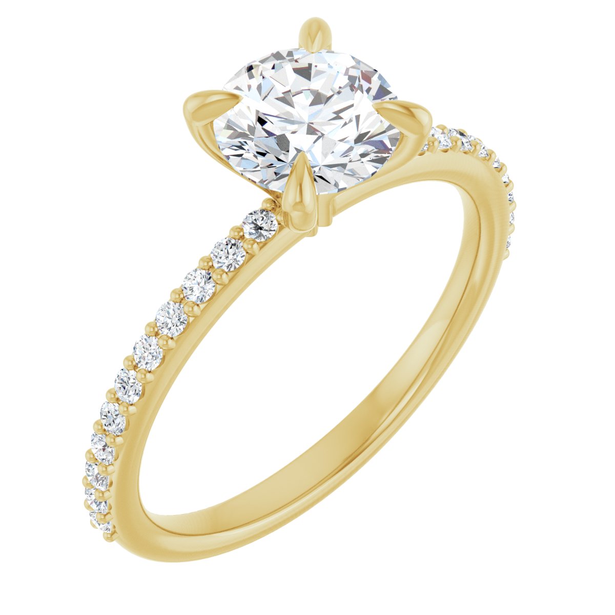 Accented Engagement Ring