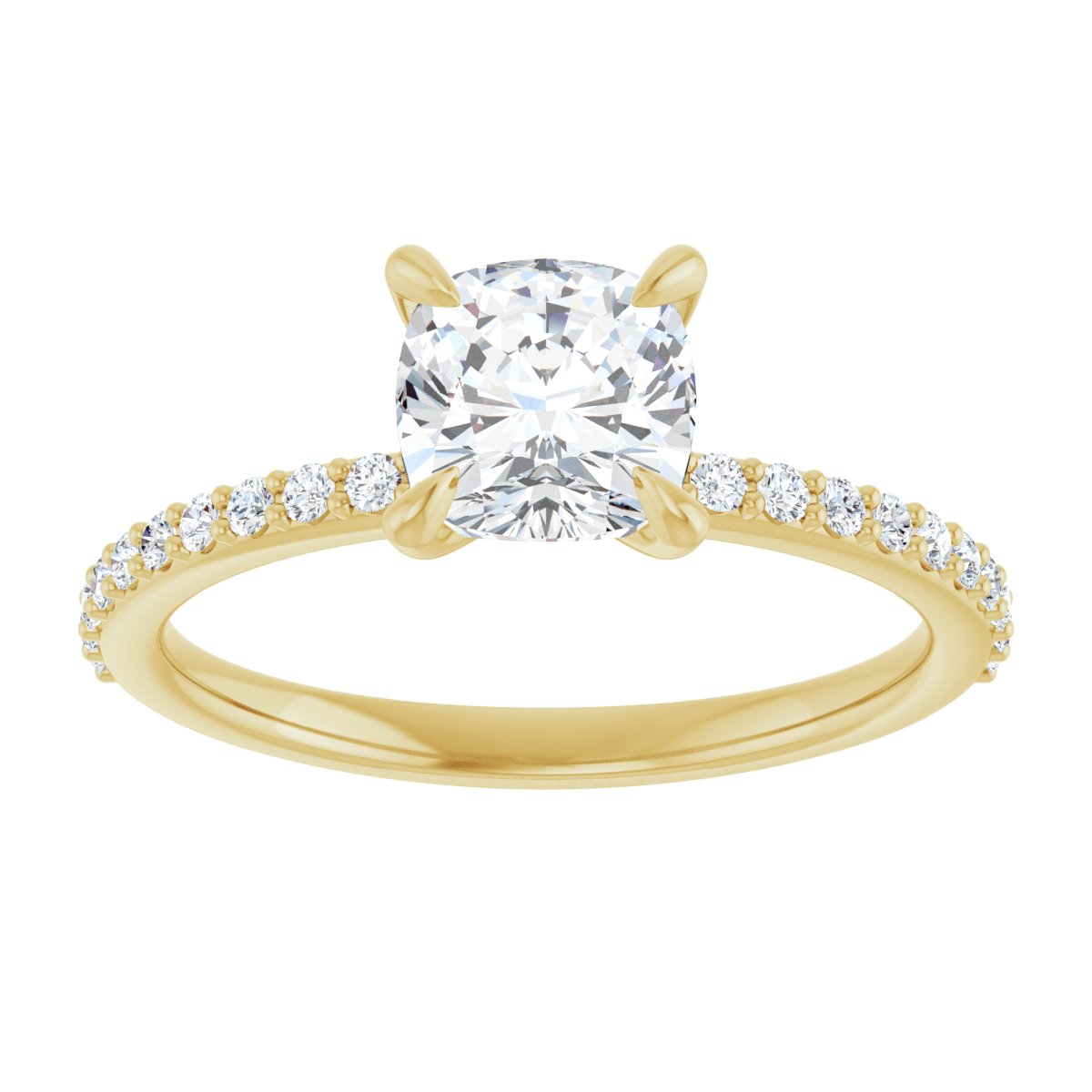 Accented Engagement Ring