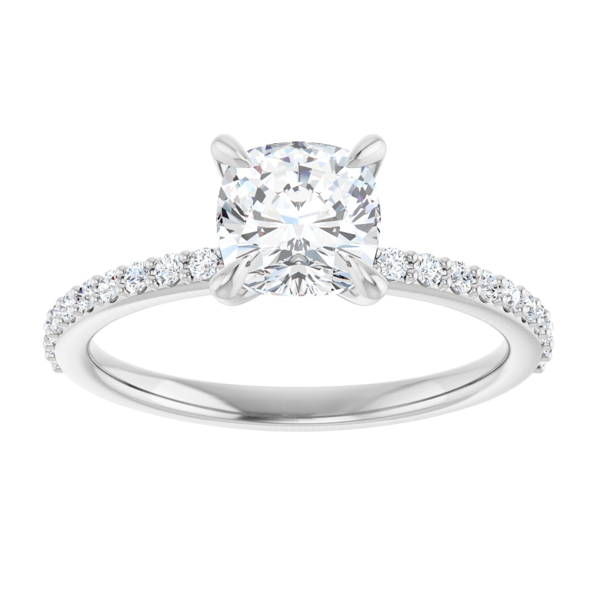 Accented Engagement Ring