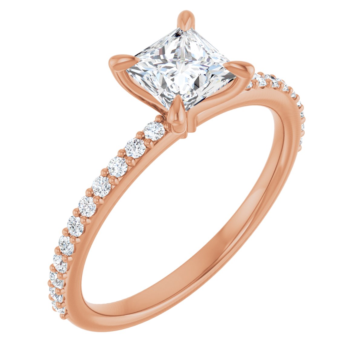 Accented Engagement Ring
