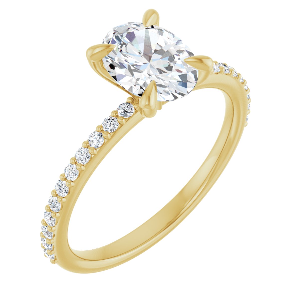 Accented Engagement Ring
