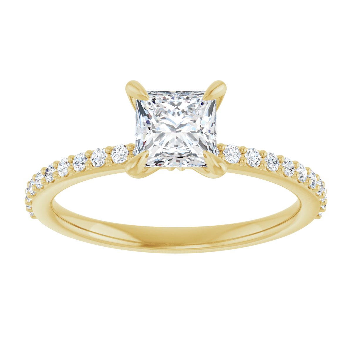 Accented Engagement Ring