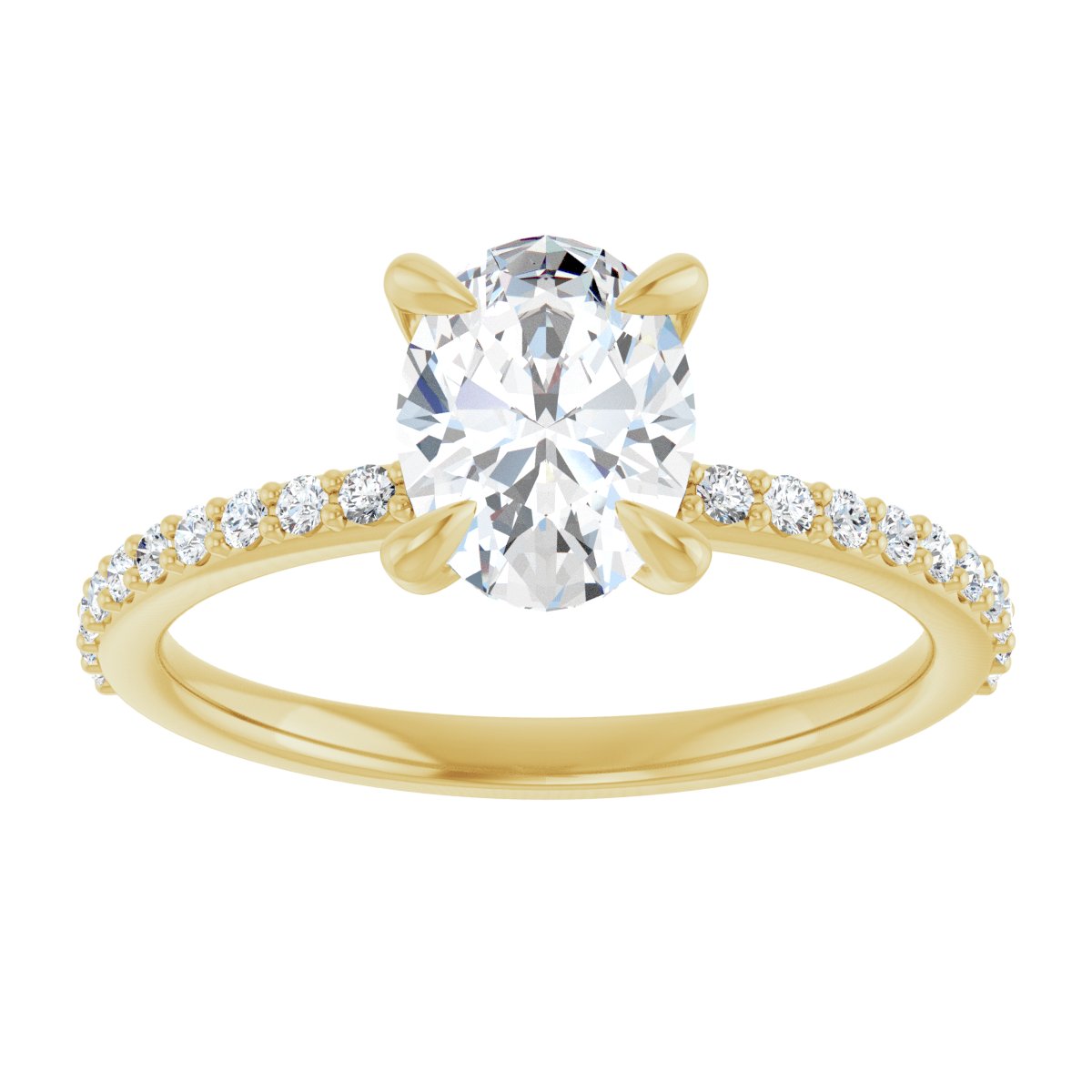 Accented Engagement Ring