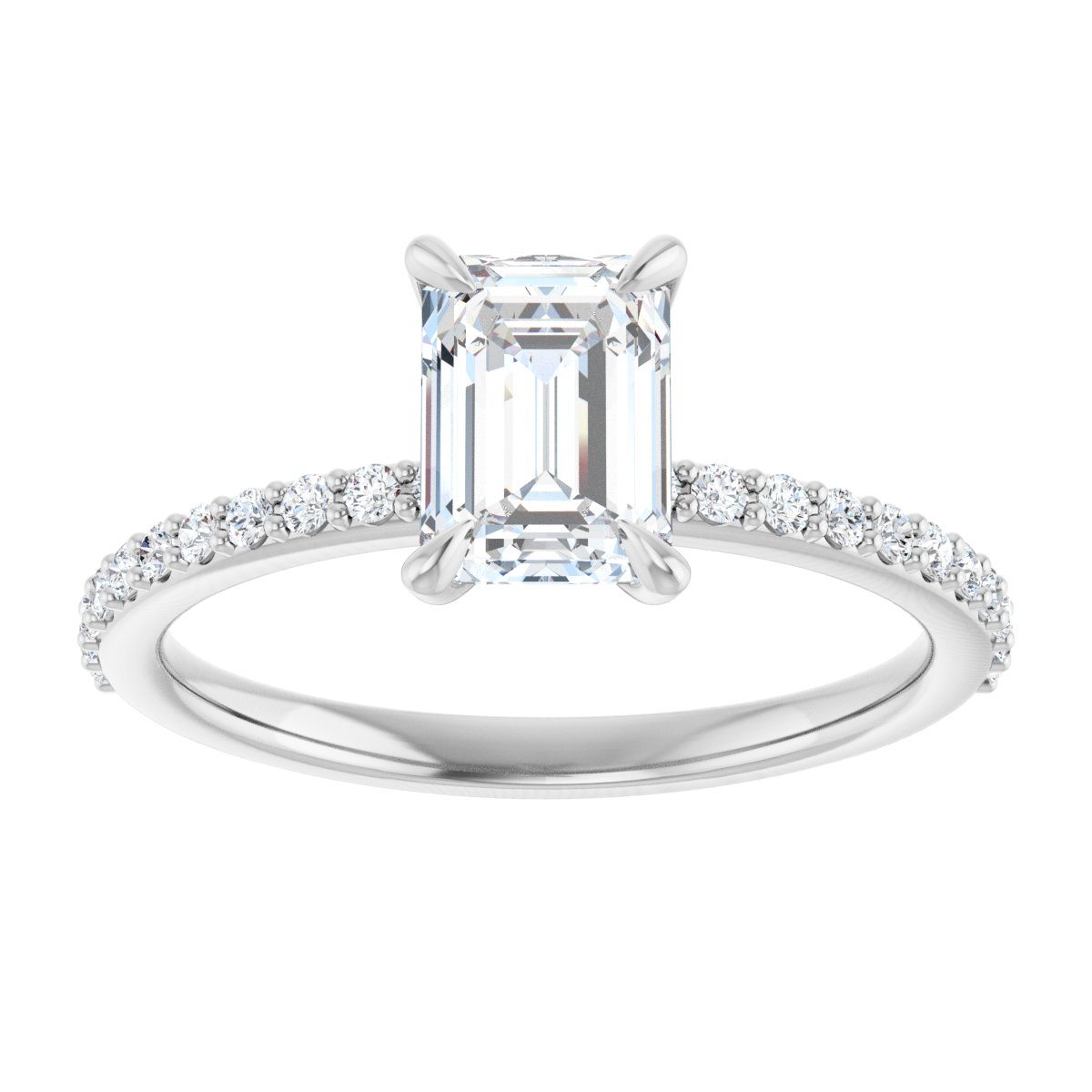 Accented Engagement Ring