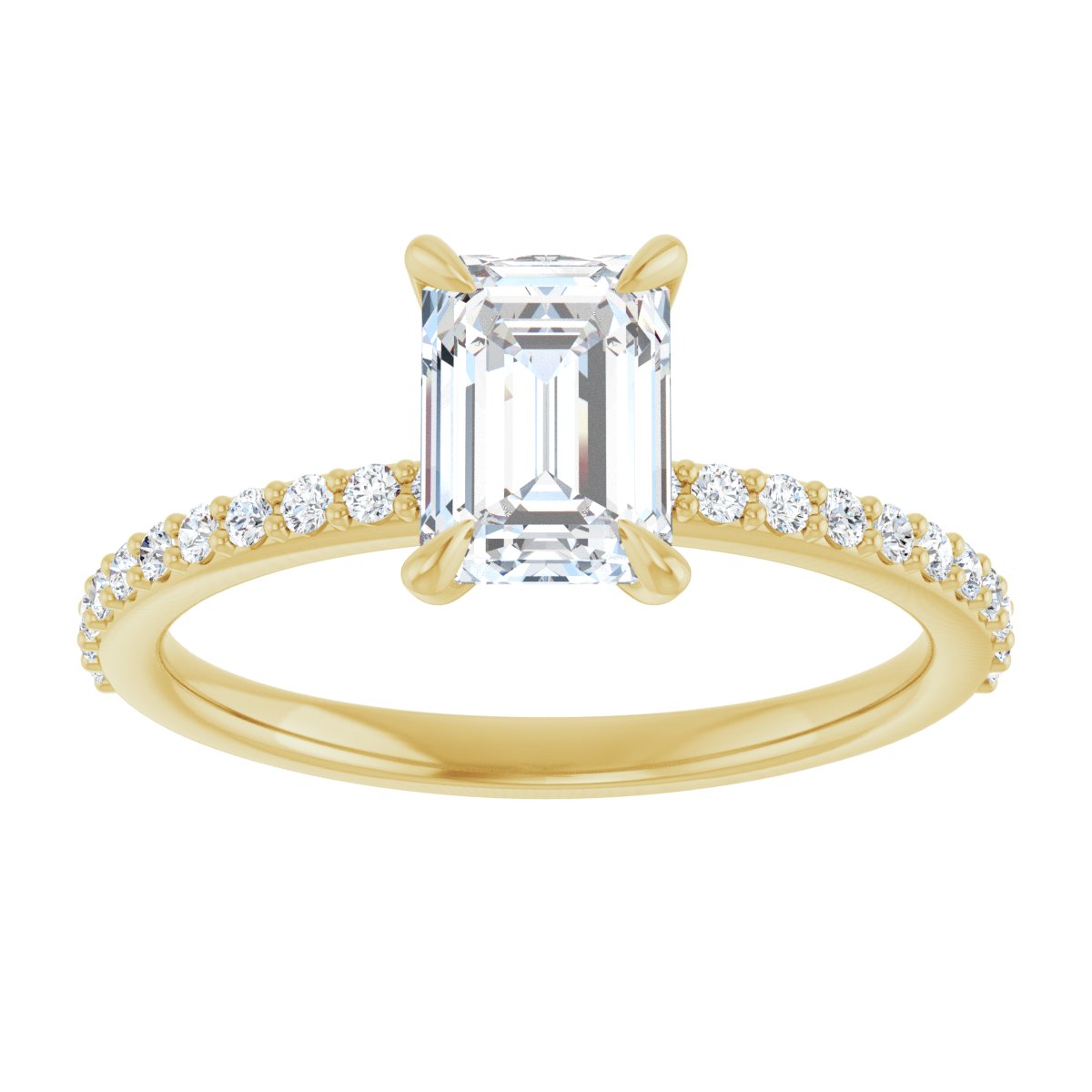 Accented Engagement Ring