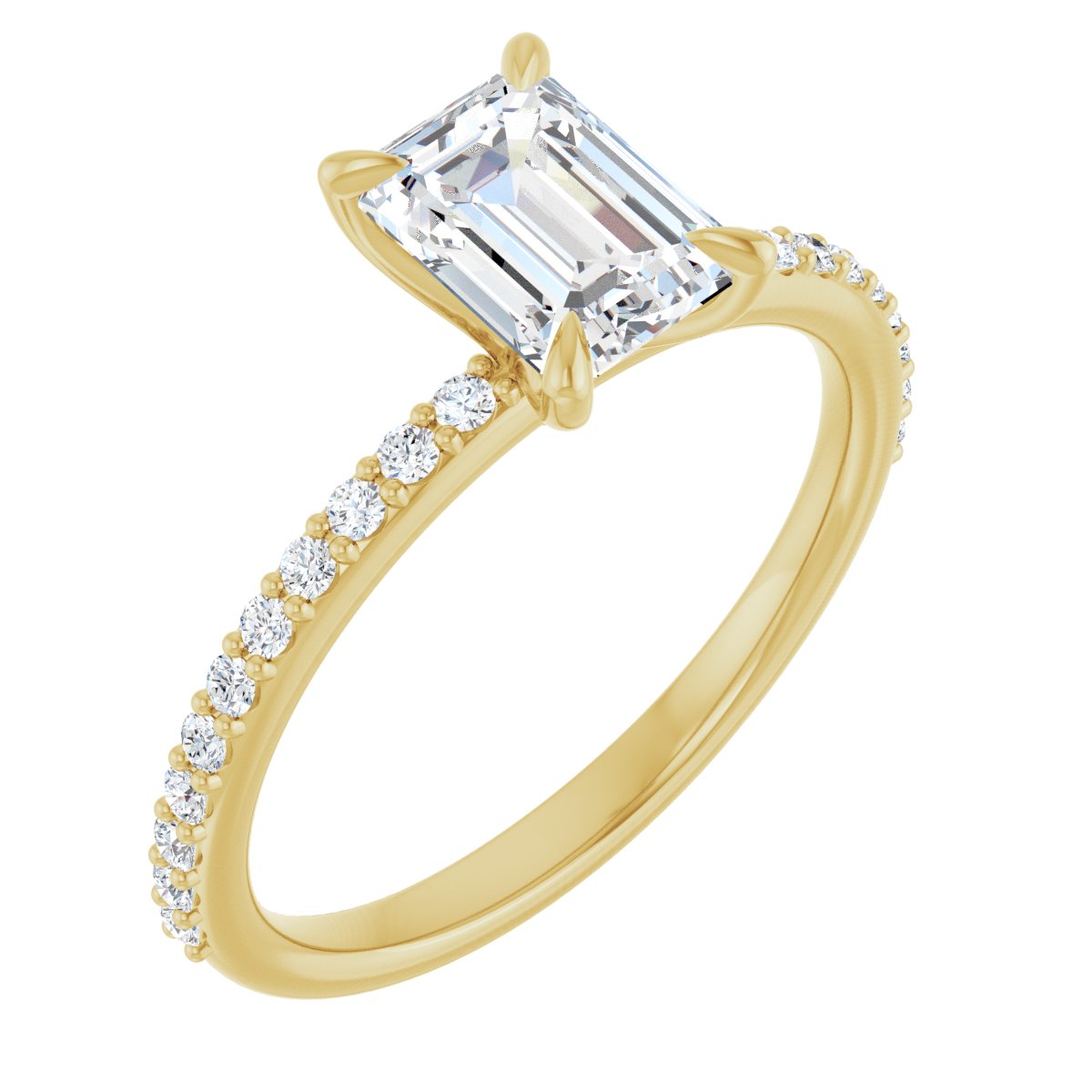 Accented Engagement Ring