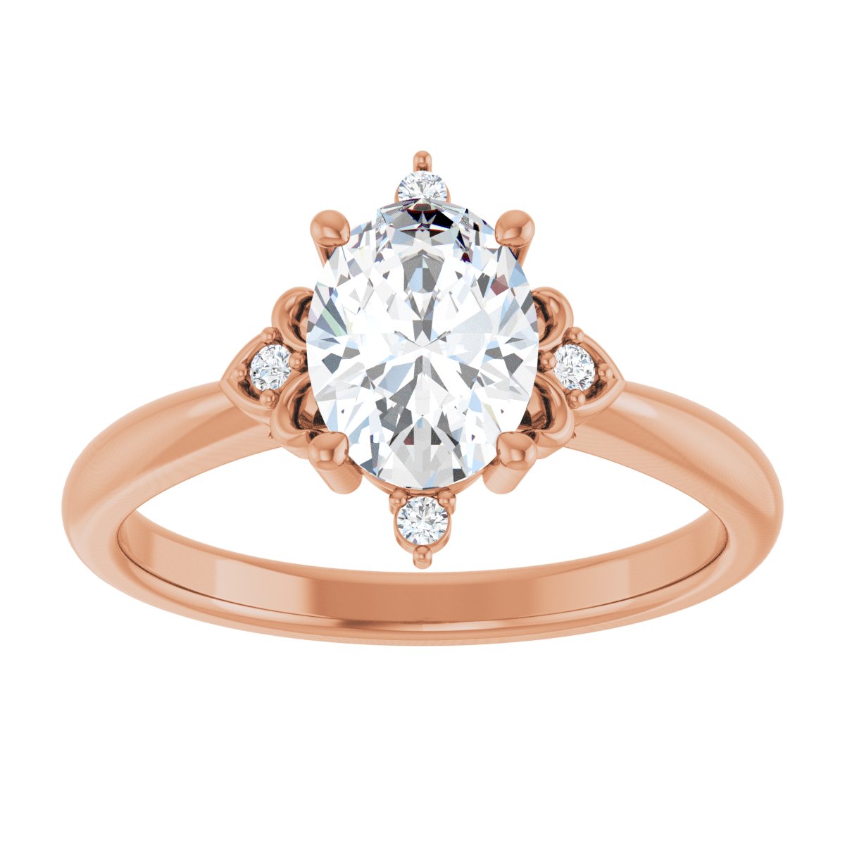 Accented Engagement Ring