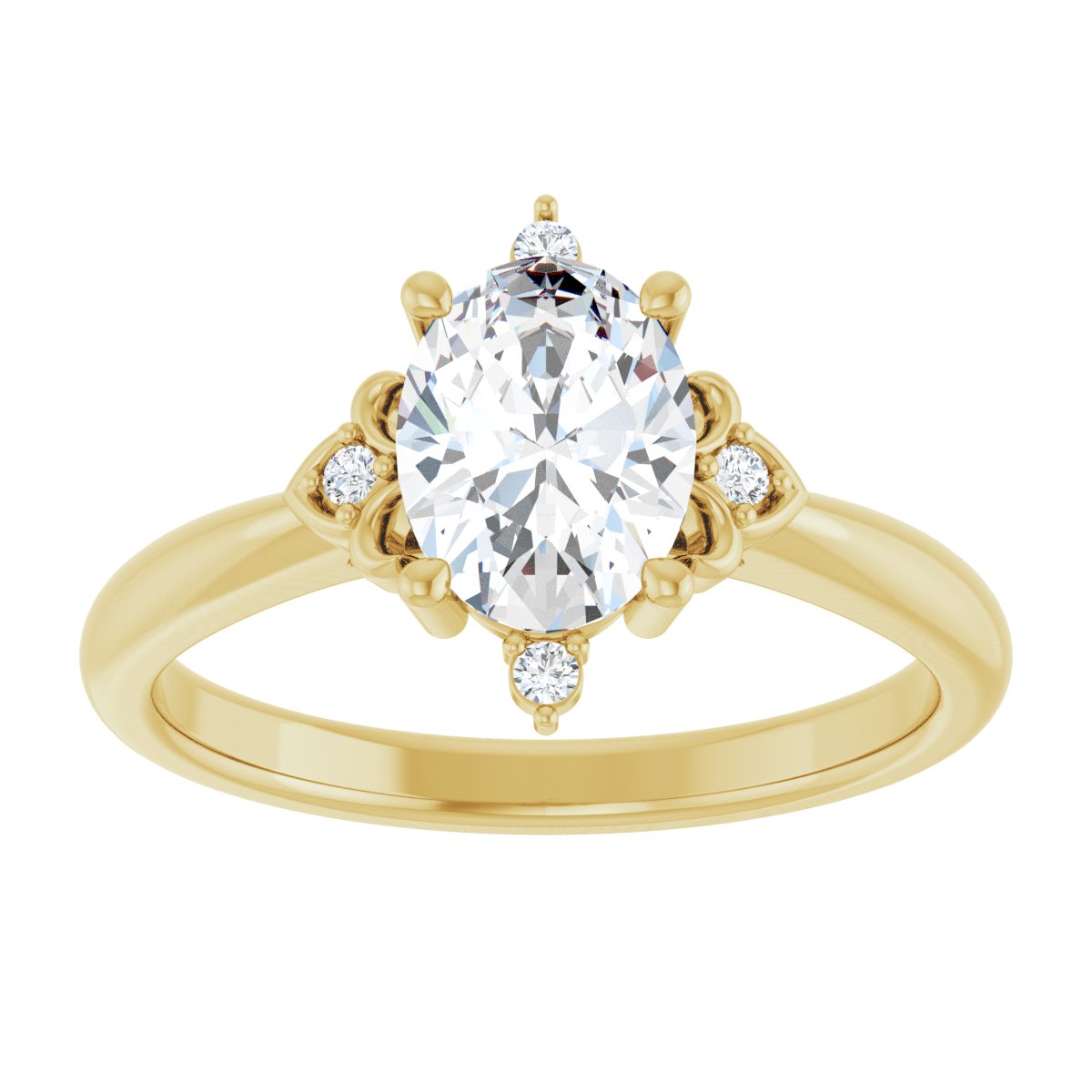 Accented Engagement Ring