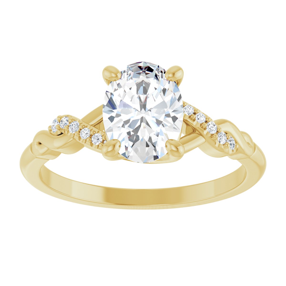 Accented Engagement Ring