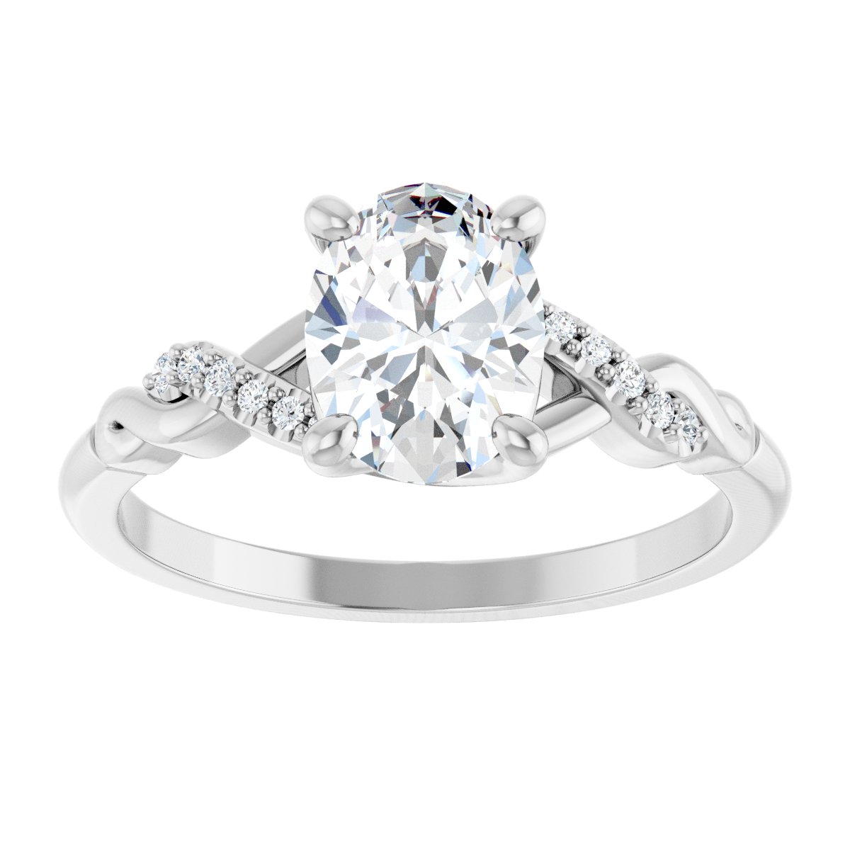 Accented Engagement Ring