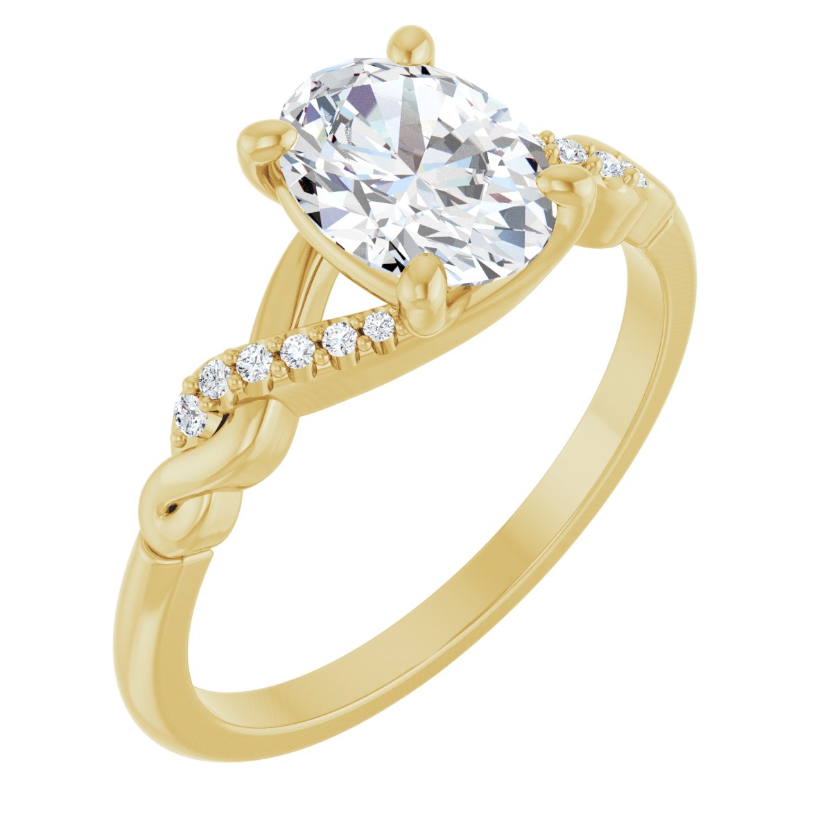 Accented Engagement Ring