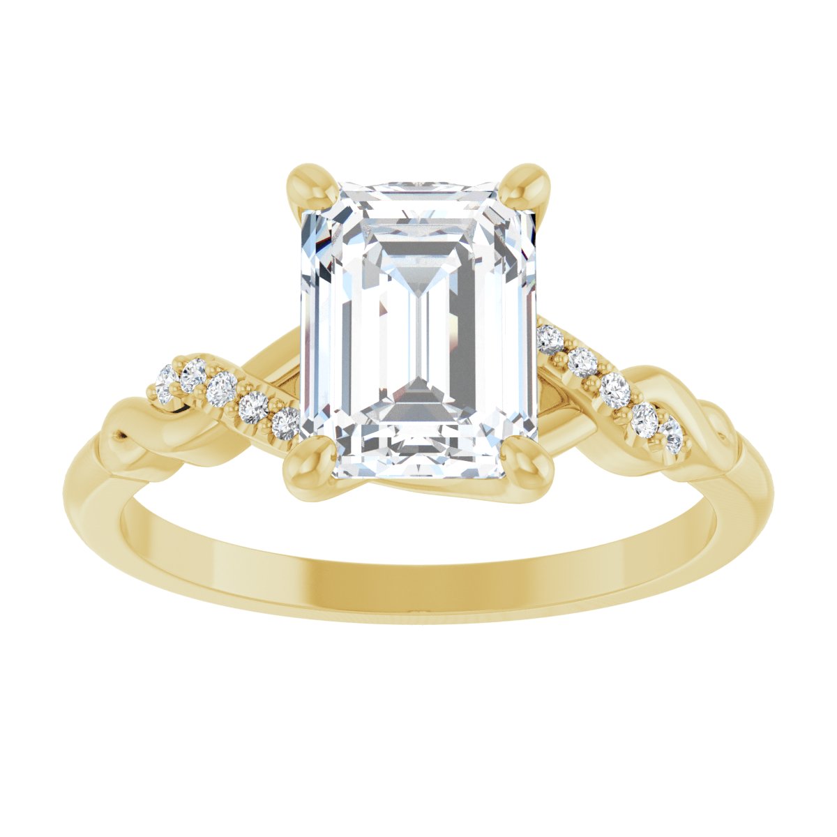 Accented Engagement Ring