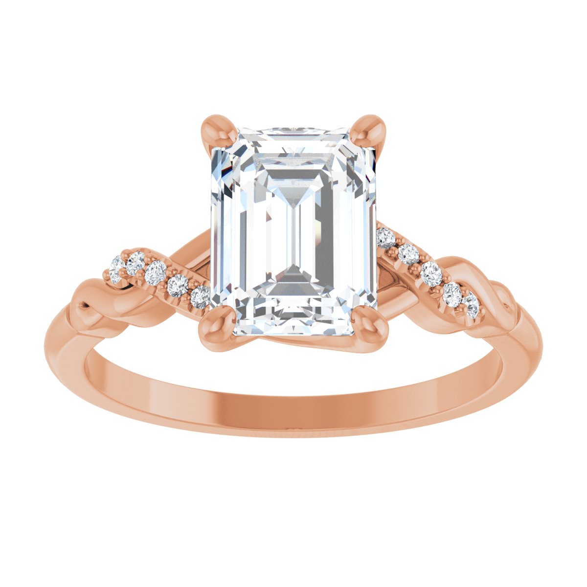 Accented Engagement Ring