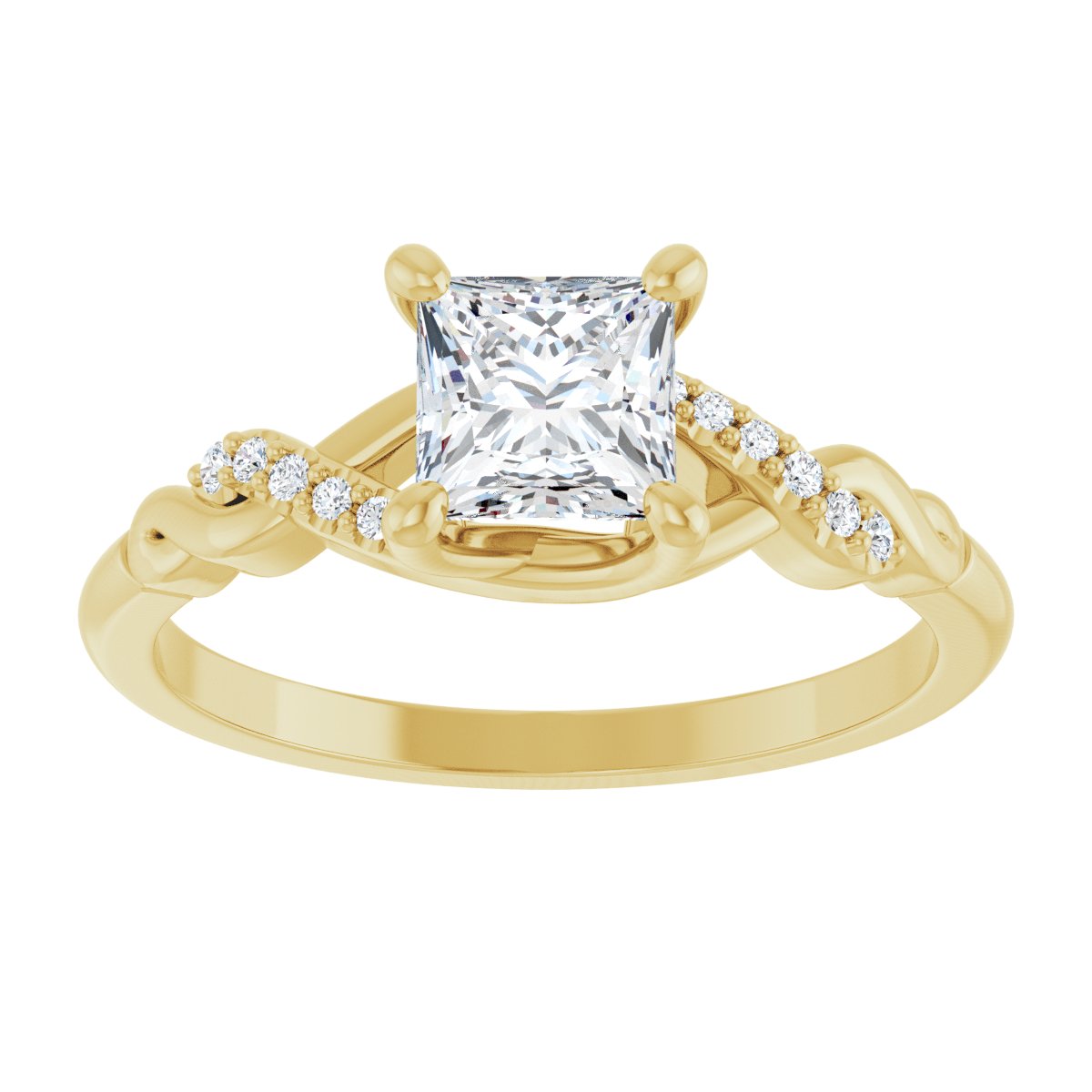 Accented Engagement Ring