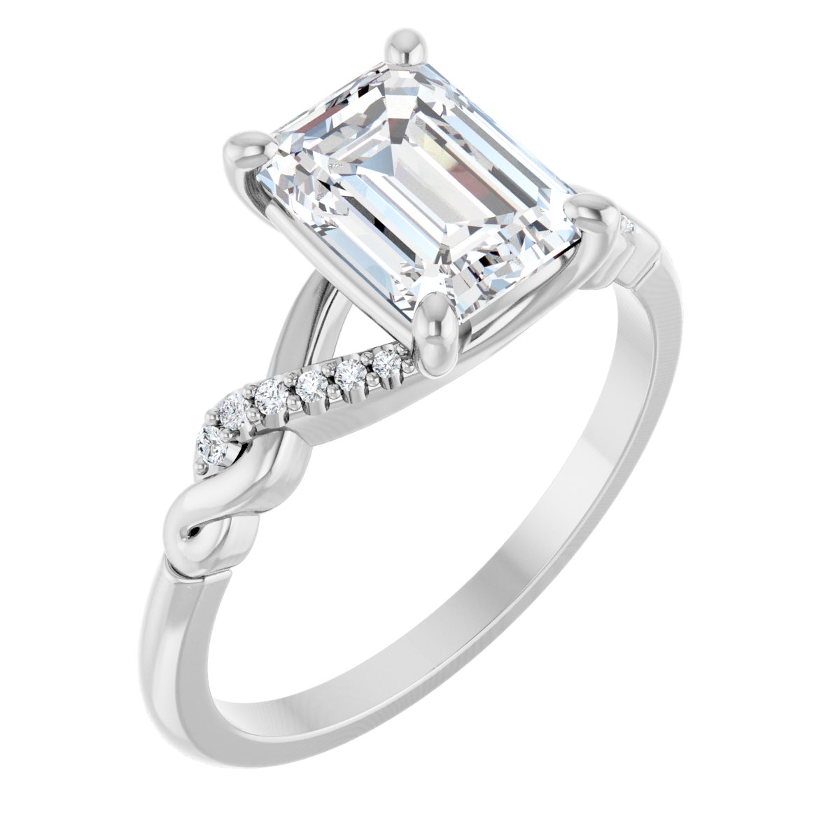 Accented Engagement Ring