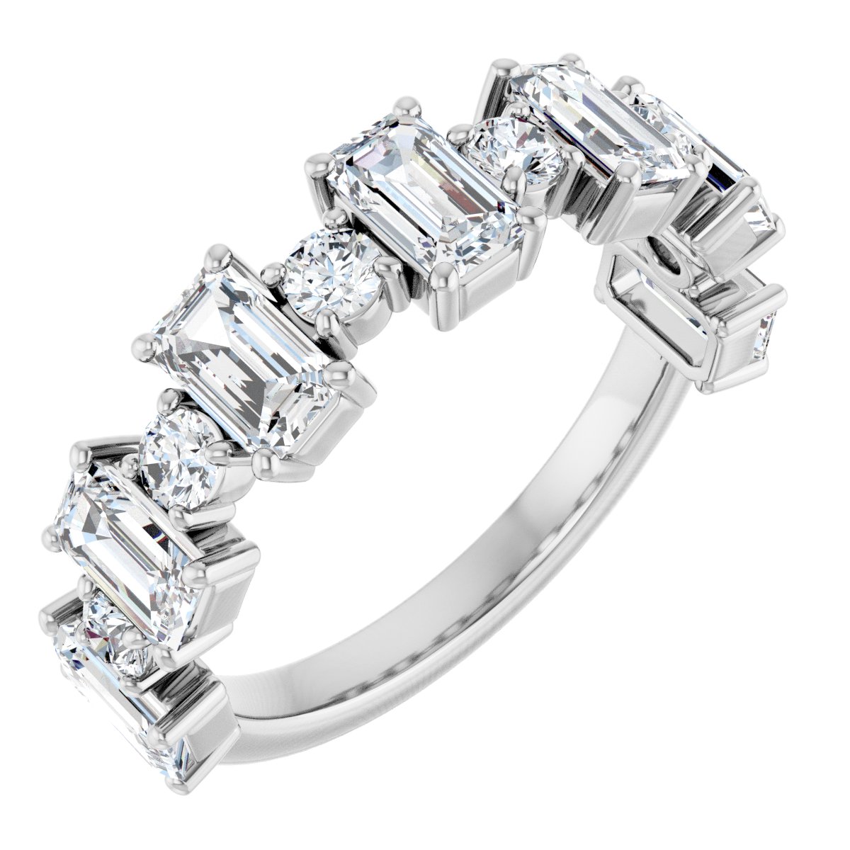 Anniversary Band  - Emerald