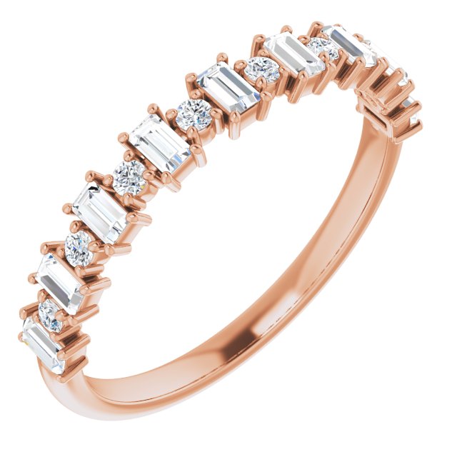 Anniversary Band  - Straight Baguette