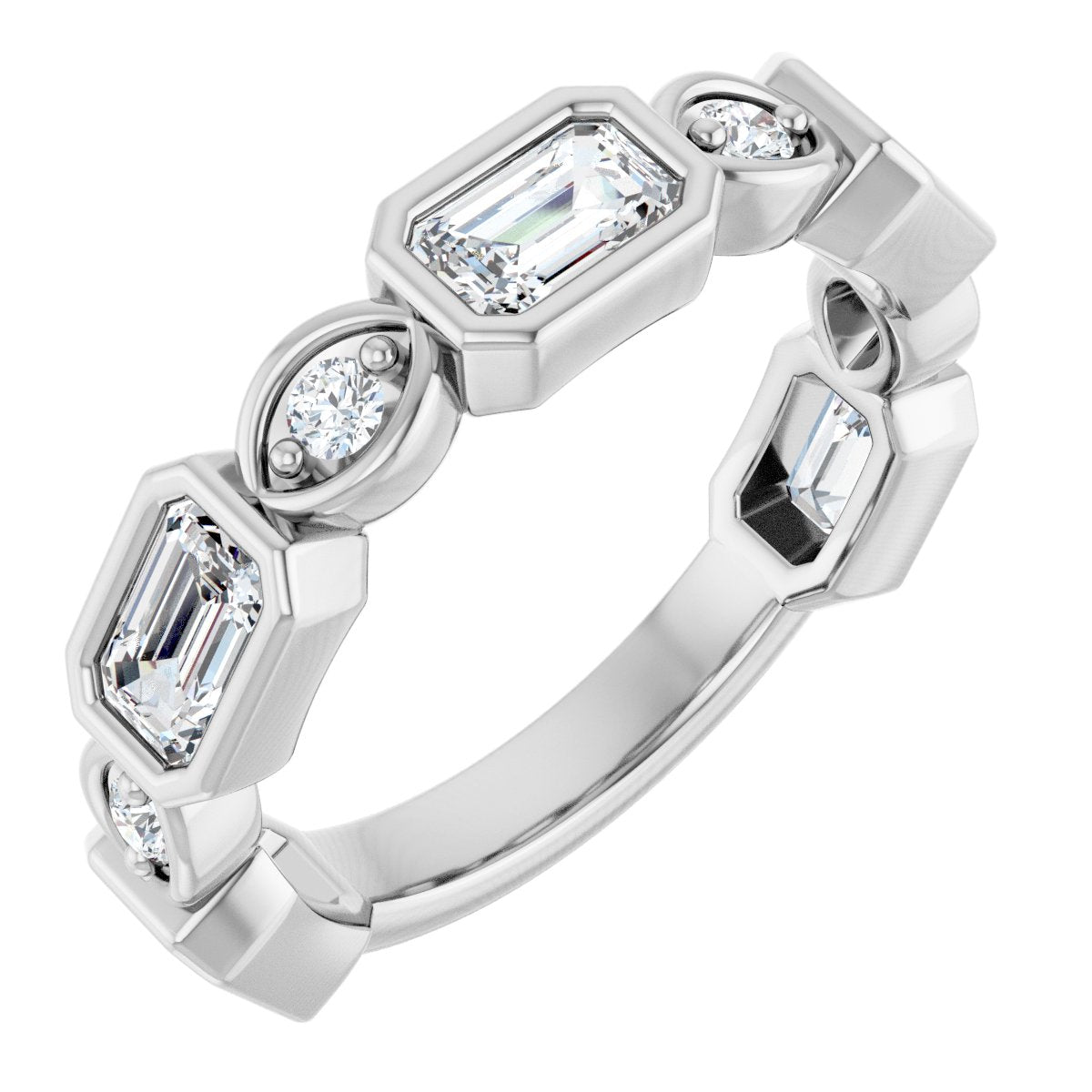 Anniversary Band  - Emerald