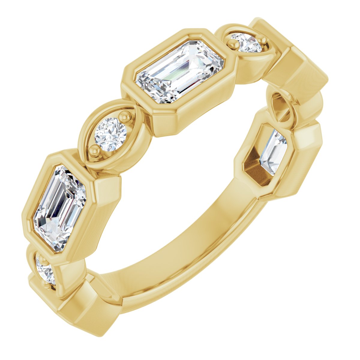 Anniversary Band  - Emerald