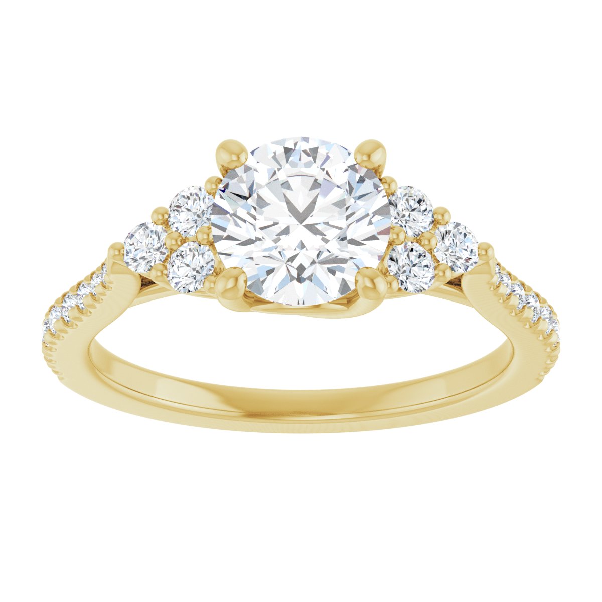 Accented Engagement Ring