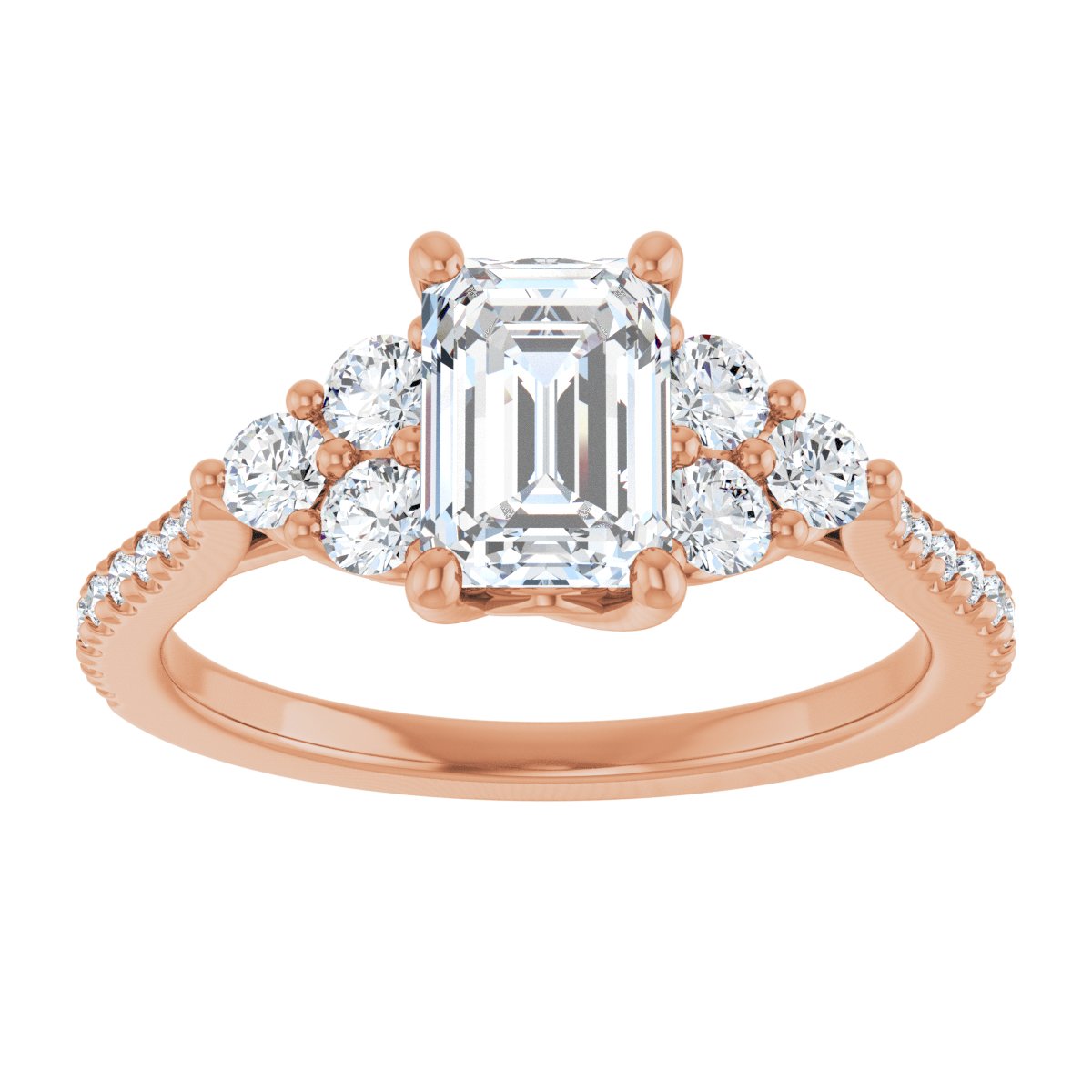 Accented Engagement Ring