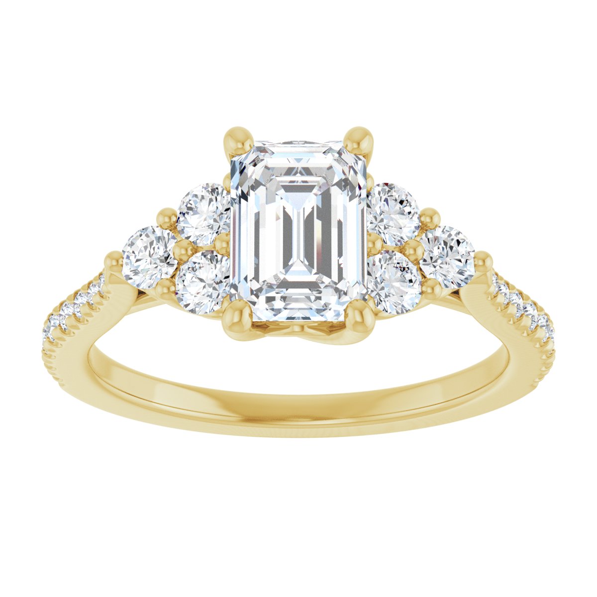 Accented Engagement Ring