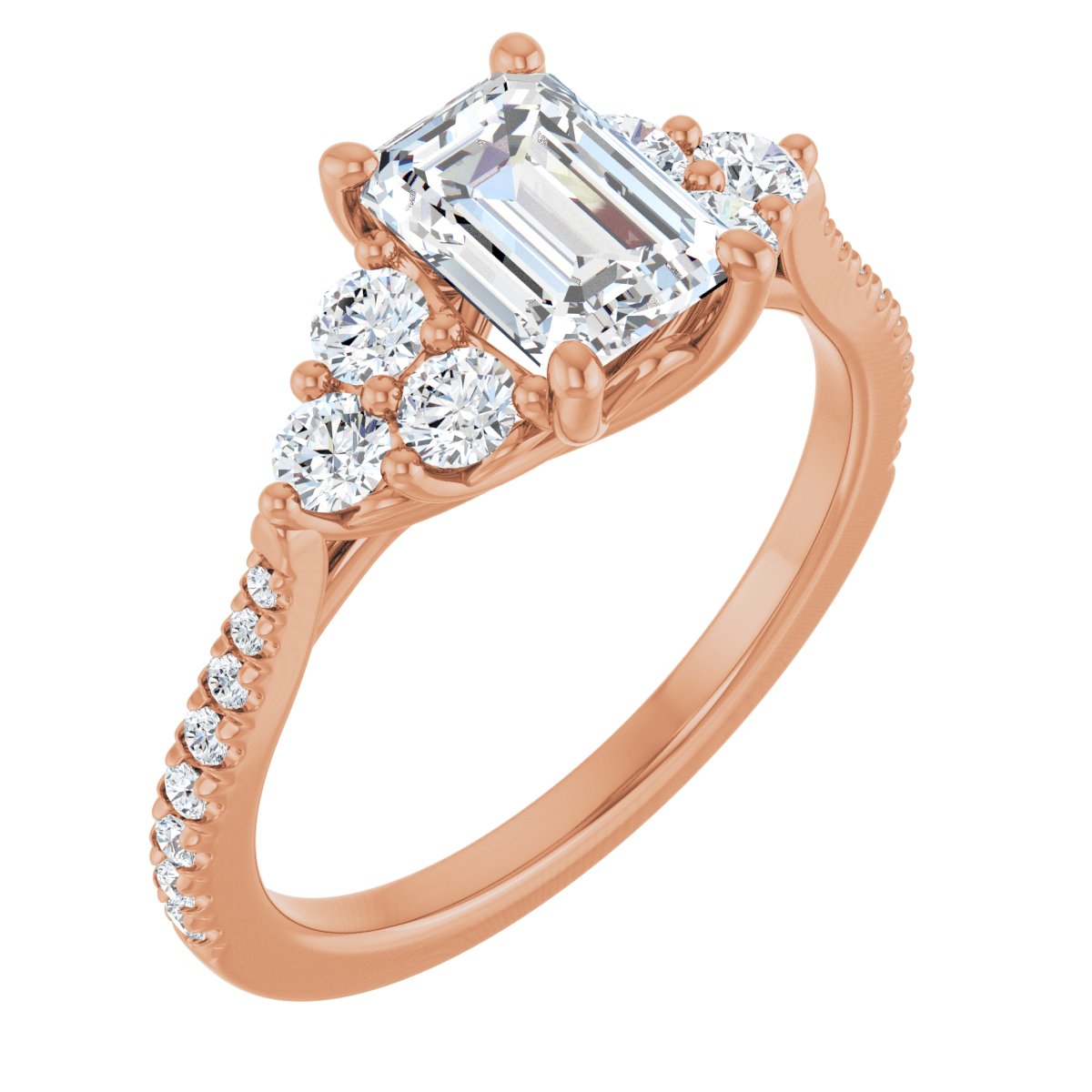 Accented Engagement Ring