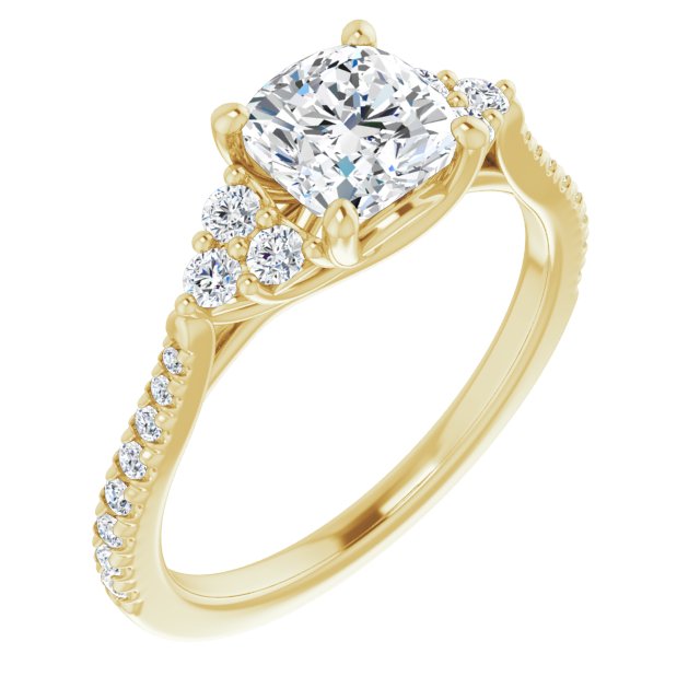 Accented Engagement Ring