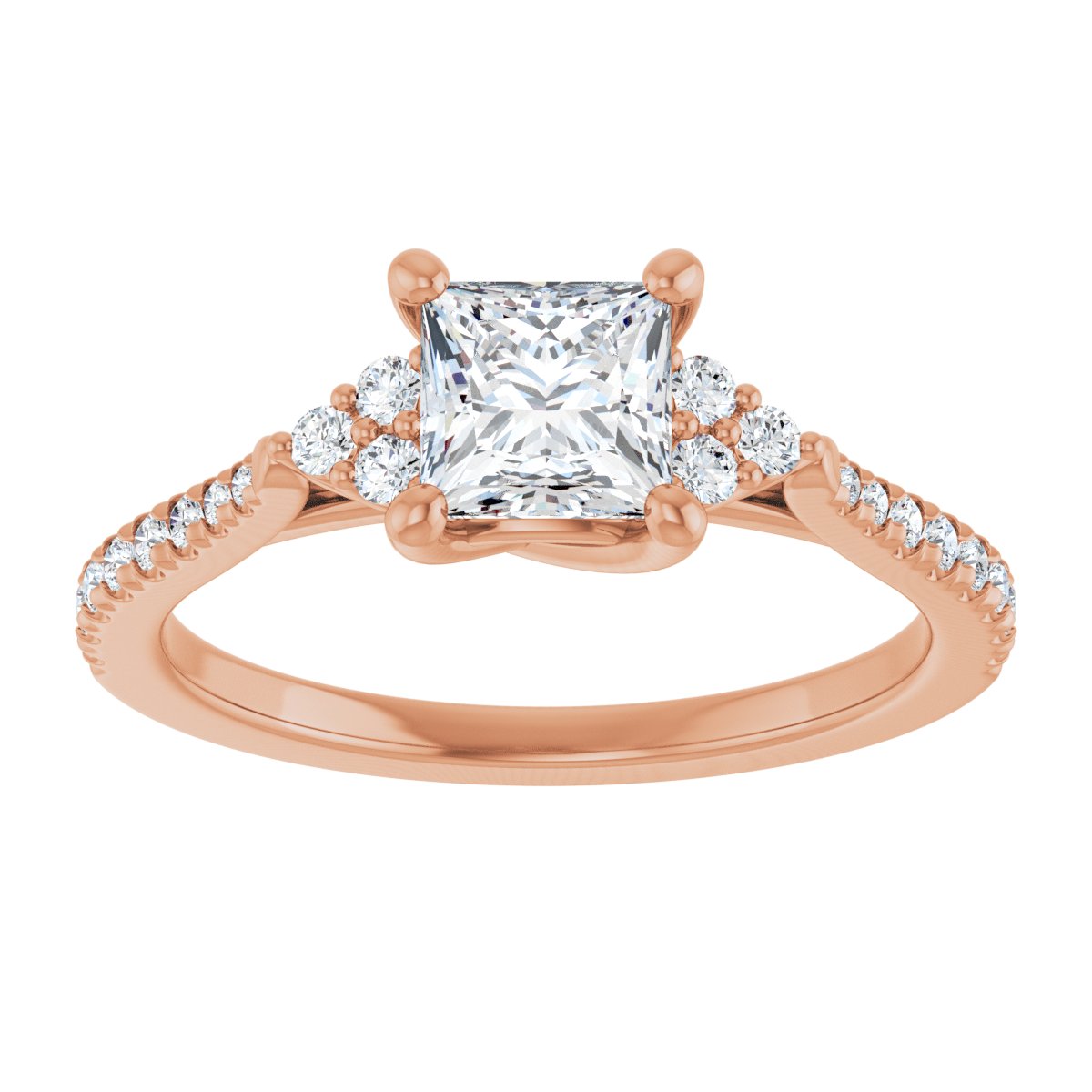 Accented Engagement Ring