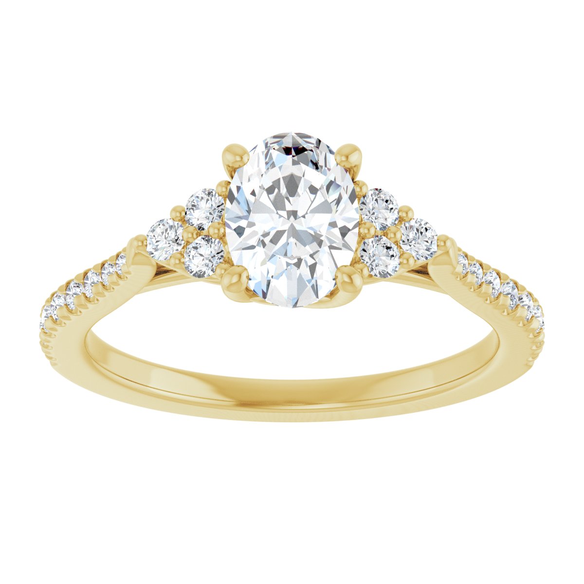 Accented Engagement Ring