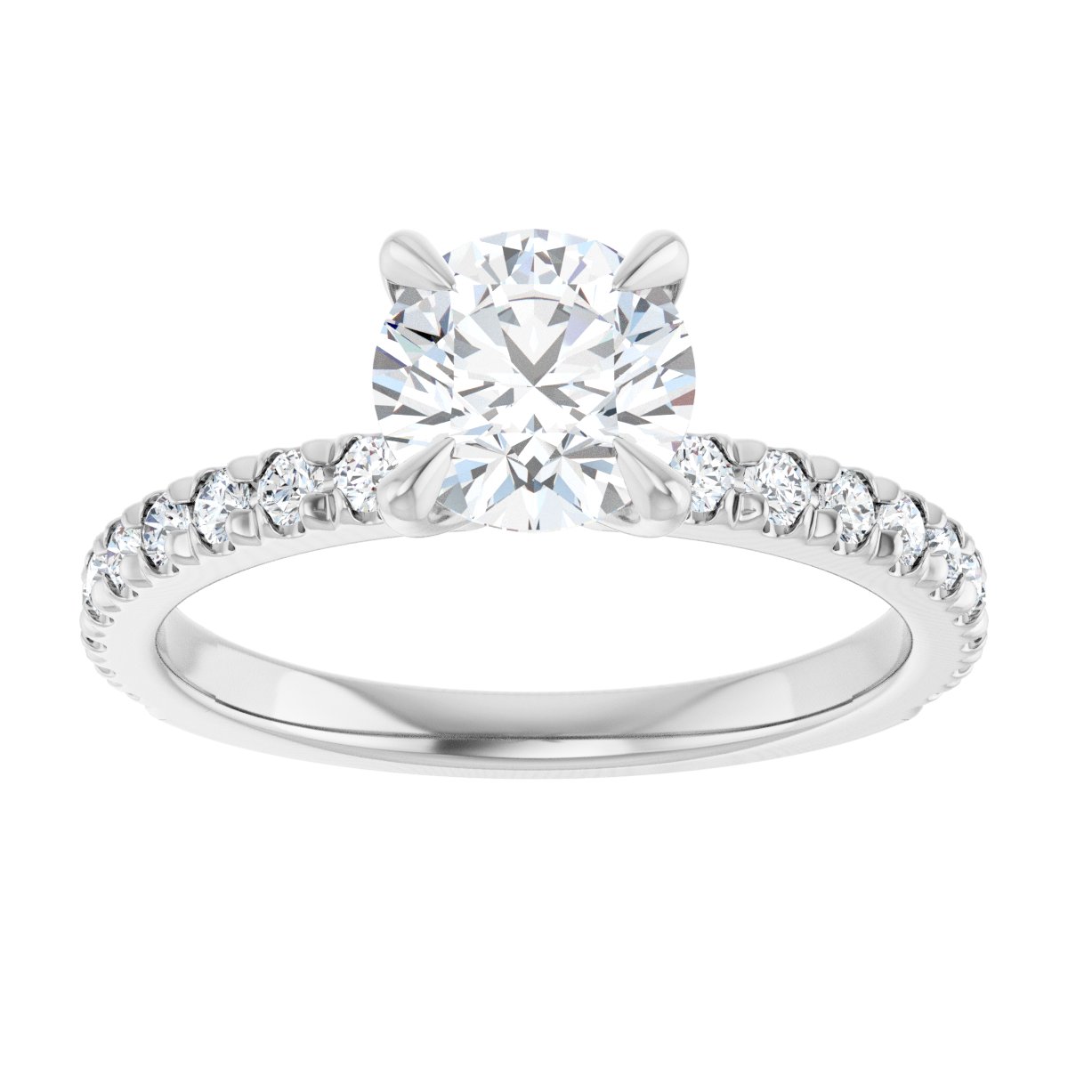 Accented Engagement Ring