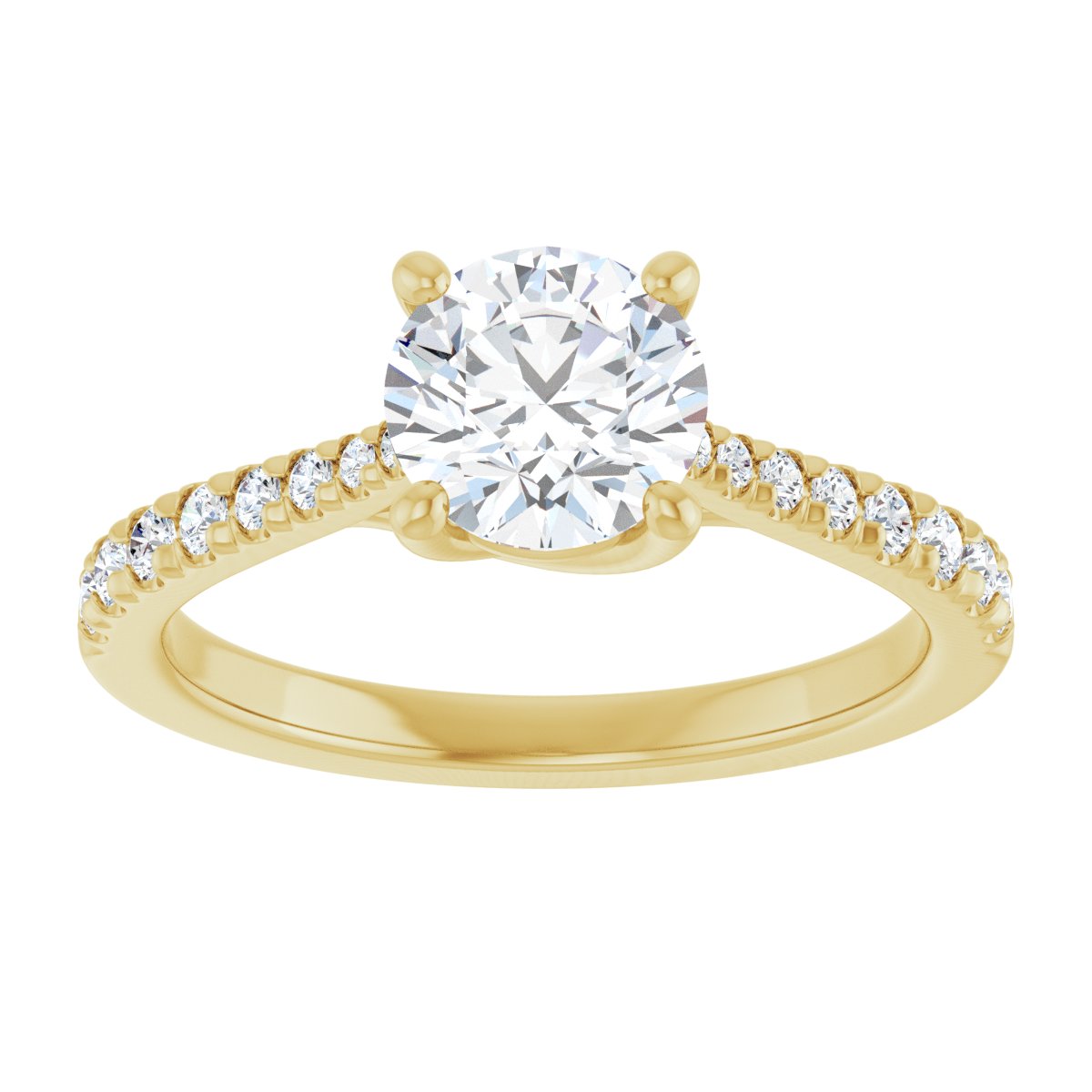 Accented Engagement Ring