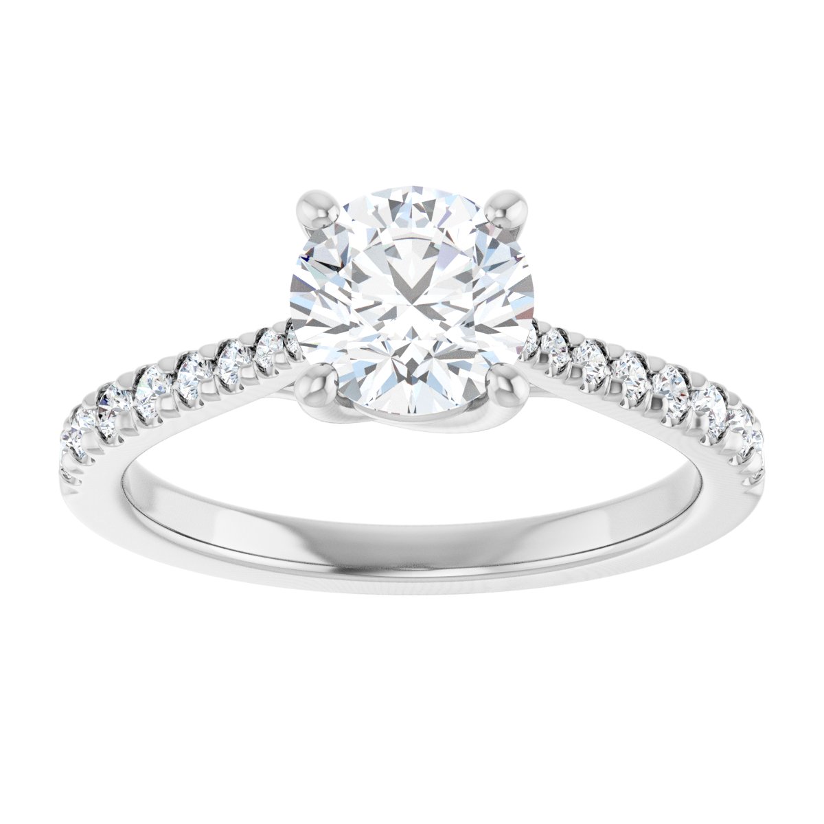 Accented Engagement Ring