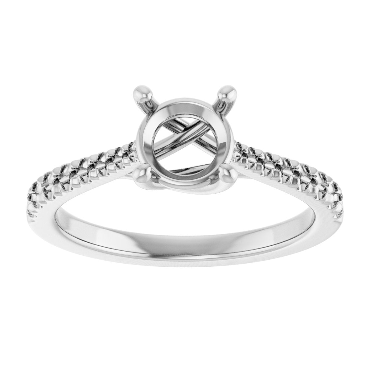 Accented Engagement Ring