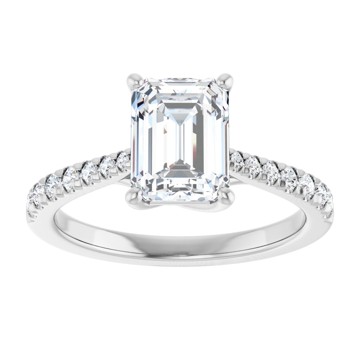 Accented Engagement Ring