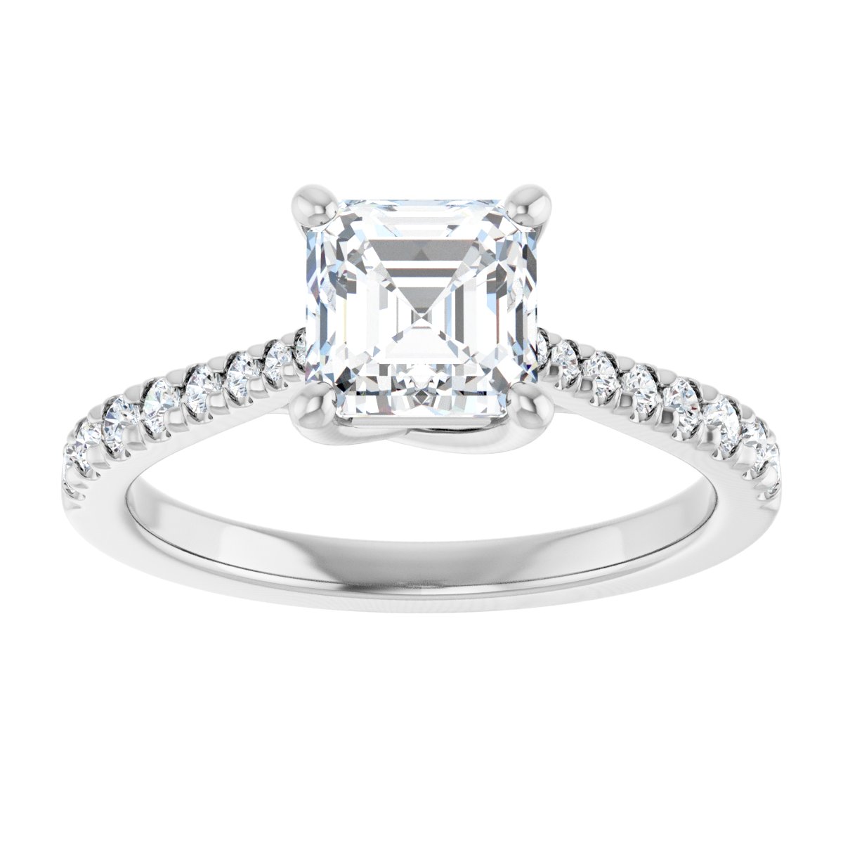 Accented Engagement Ring
