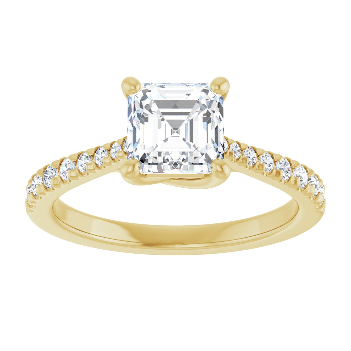 Accented Engagement Ring