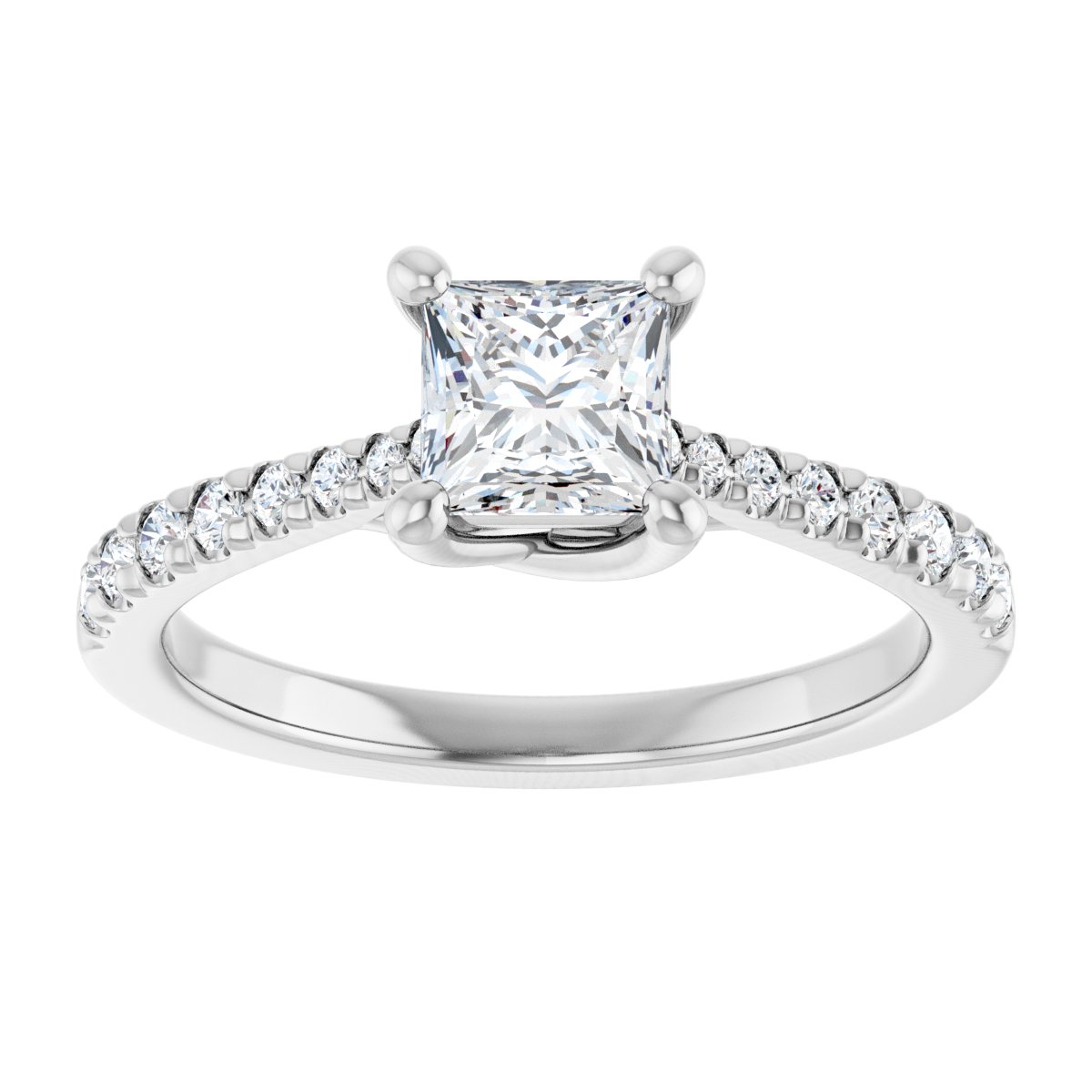 Accented Engagement Ring