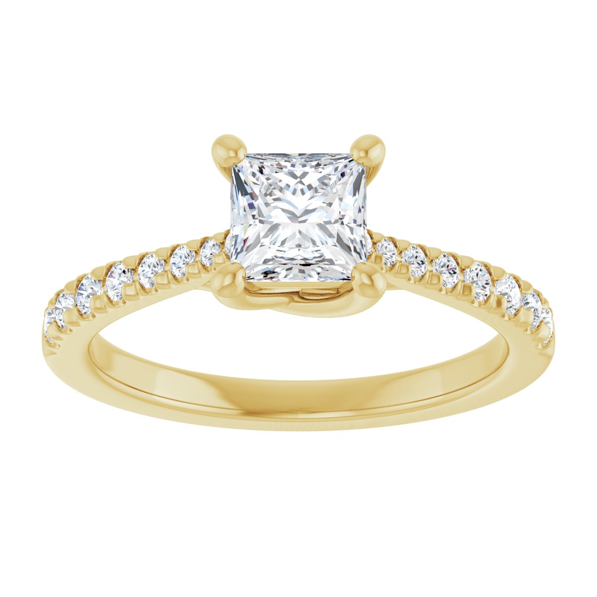 Accented Engagement Ring