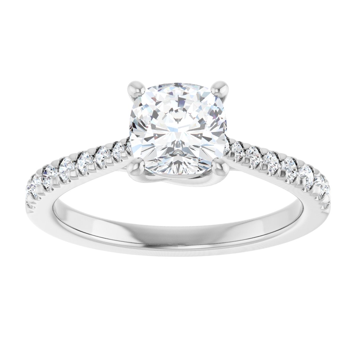 Accented Engagement Ring