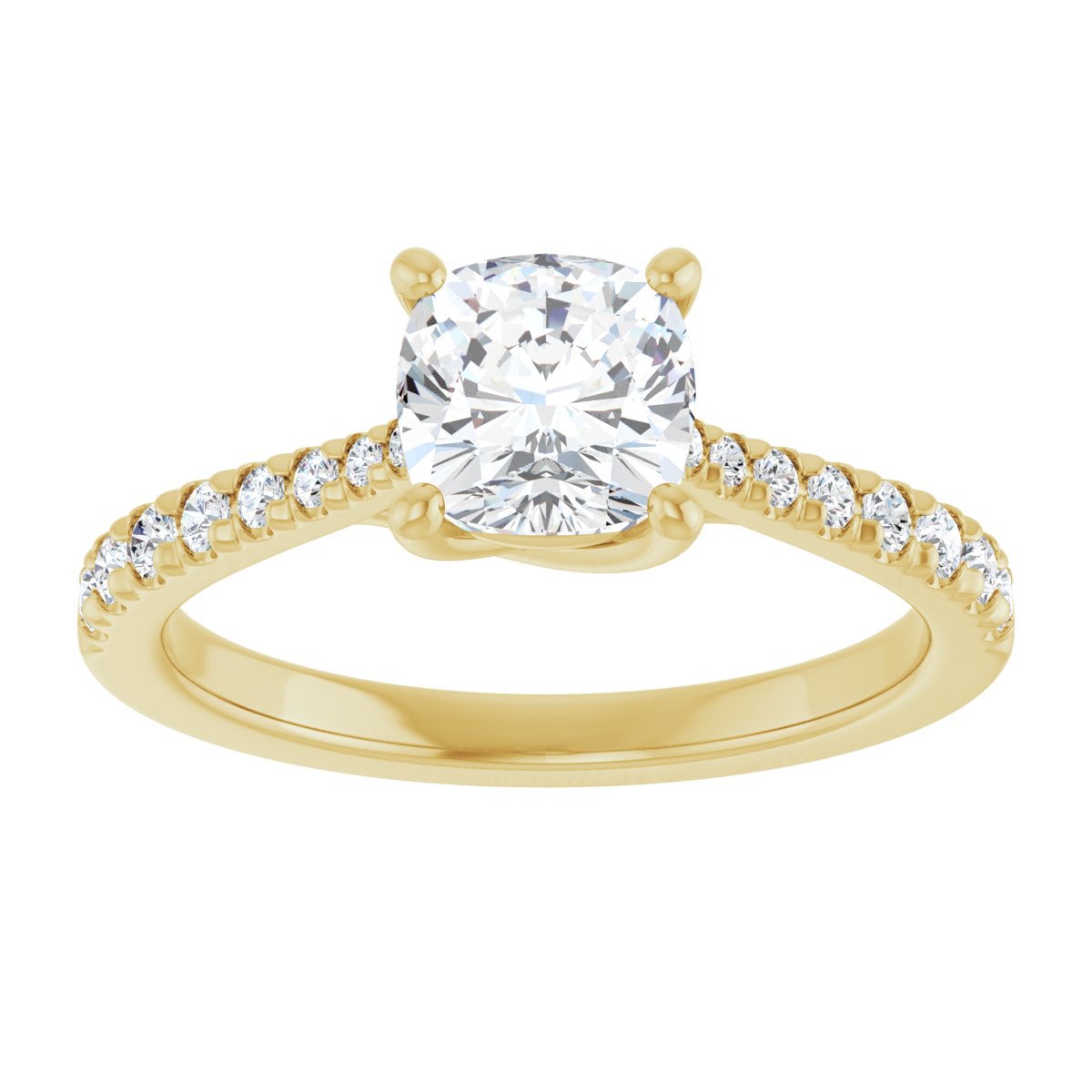 Accented Engagement Ring