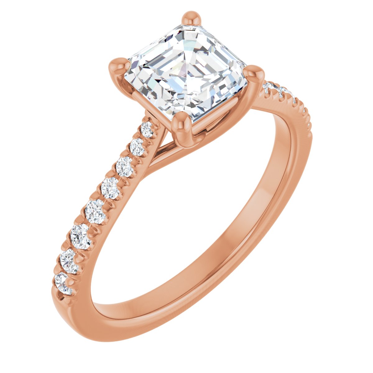 Accented Engagement Ring