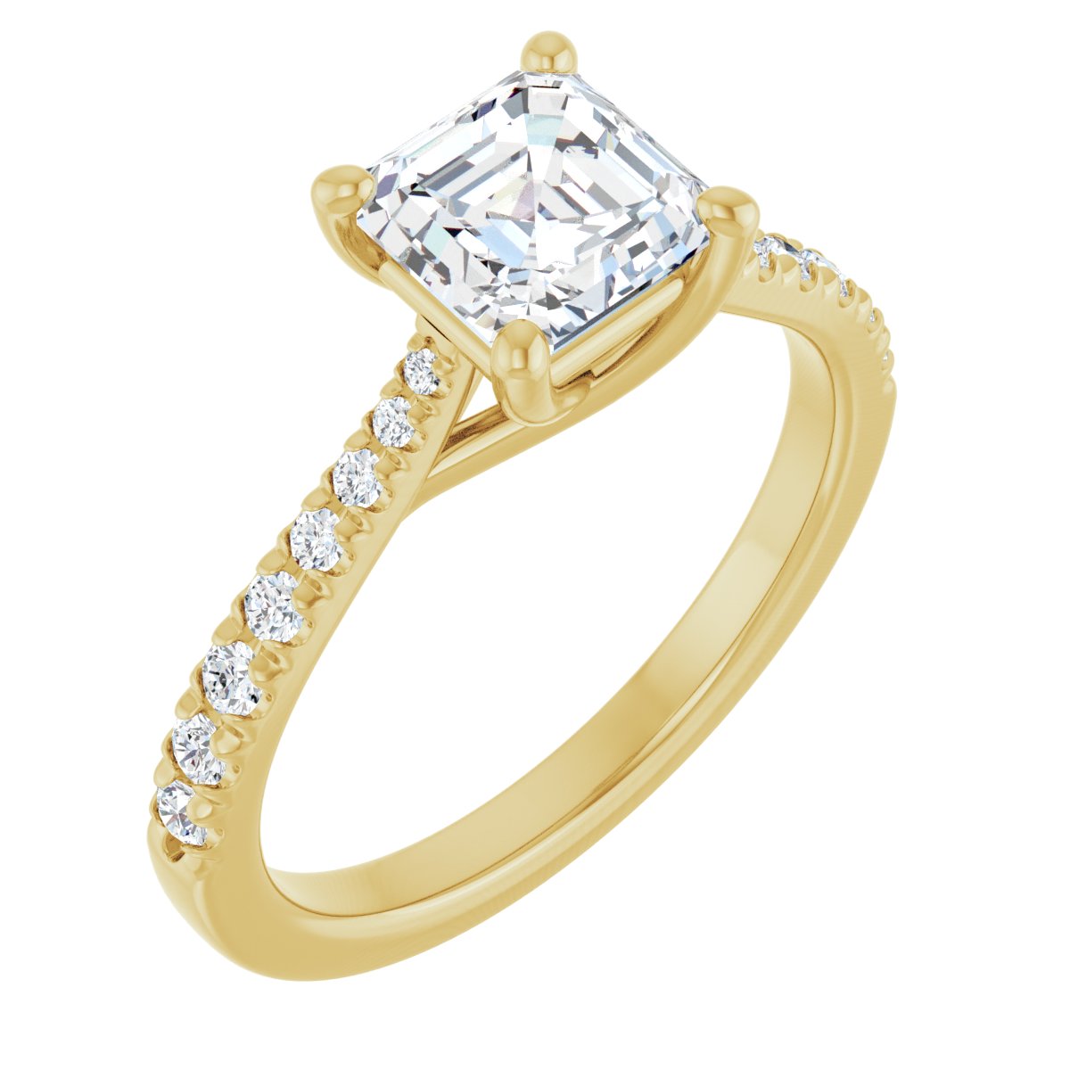 Accented Engagement Ring
